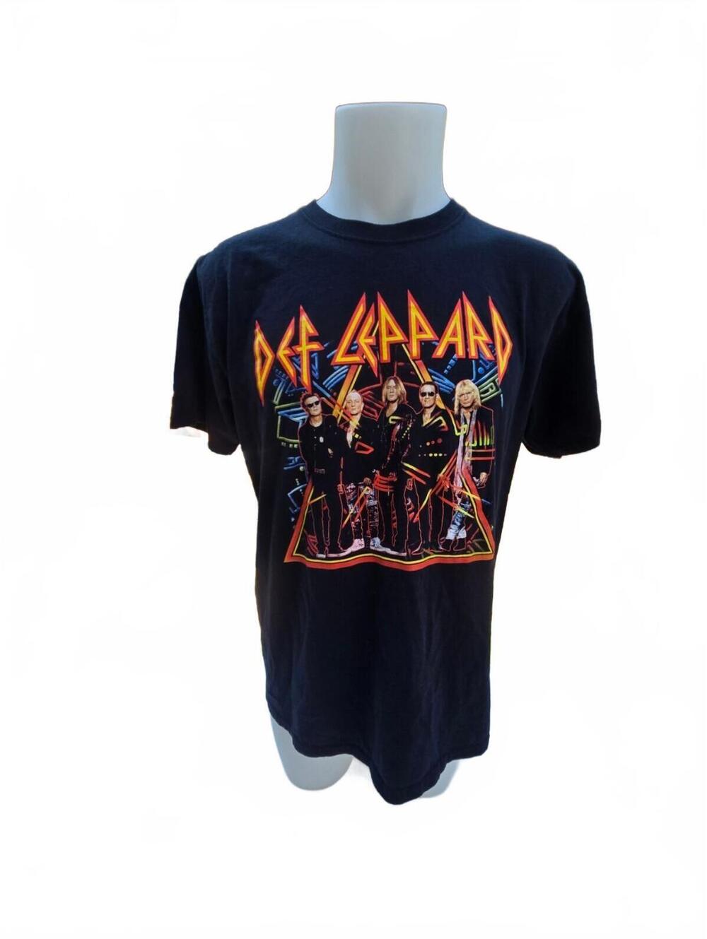 Def Leppard 2019 Las Vegas Tour Black Short Sleeve Unisex Medium T-Shirt